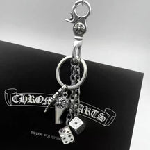 chrome hearts chain waist trouser chain bag chain Key chain chrome hearts dagger