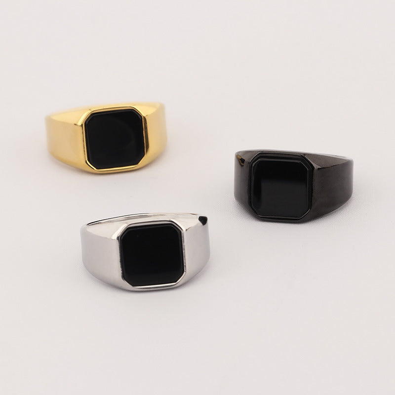 Bold and retro amber stone jewelry
