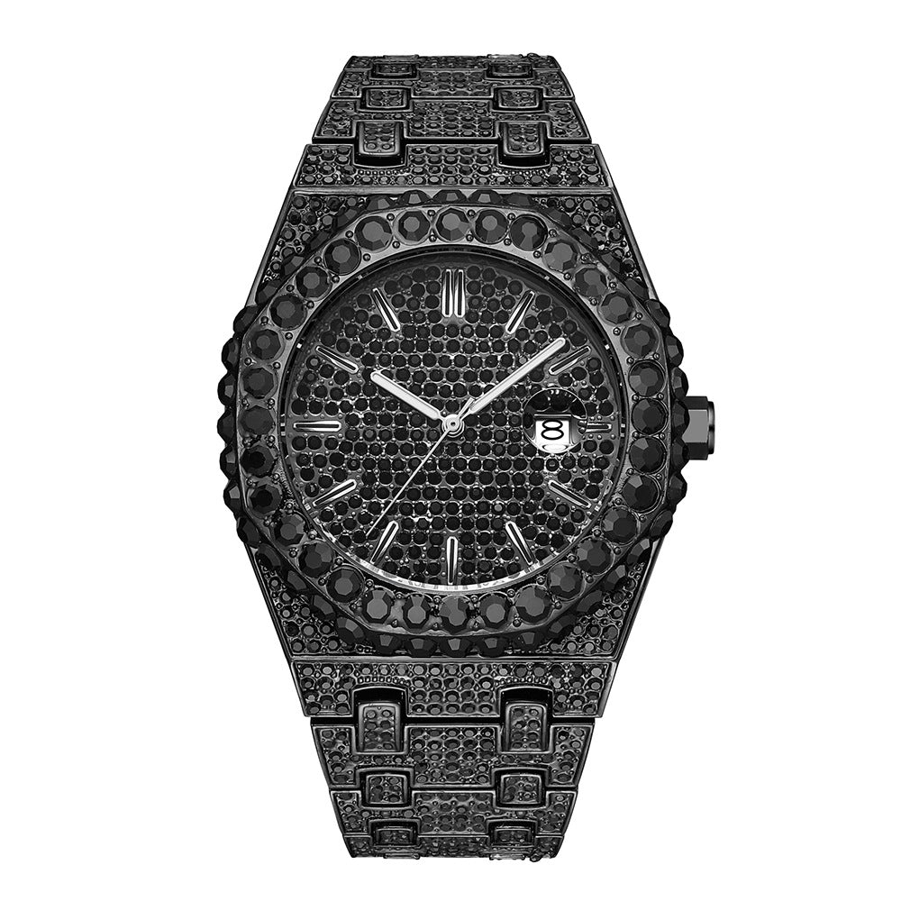 "Starry Sky" Diamond-Set Men's Quartz Watch