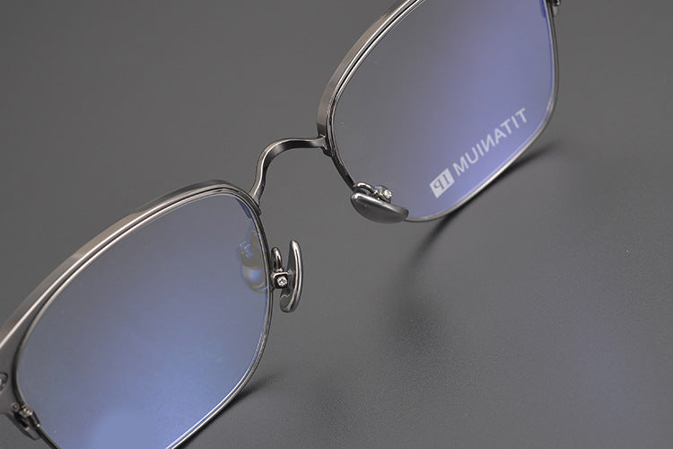 Chrome Hearts Handmade Cross-Shaped Square Eyeglass Frame