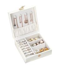 PU leather square jewelry box