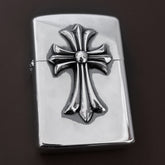 chrome hearts flame cross sword tongue anchor retro lighter