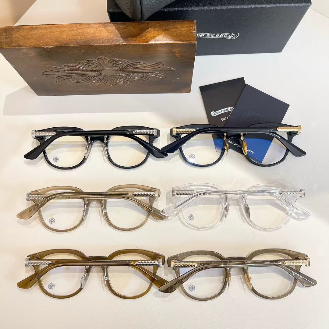 Chrome Hearts Irregular Eyeglasses with Nose Pads