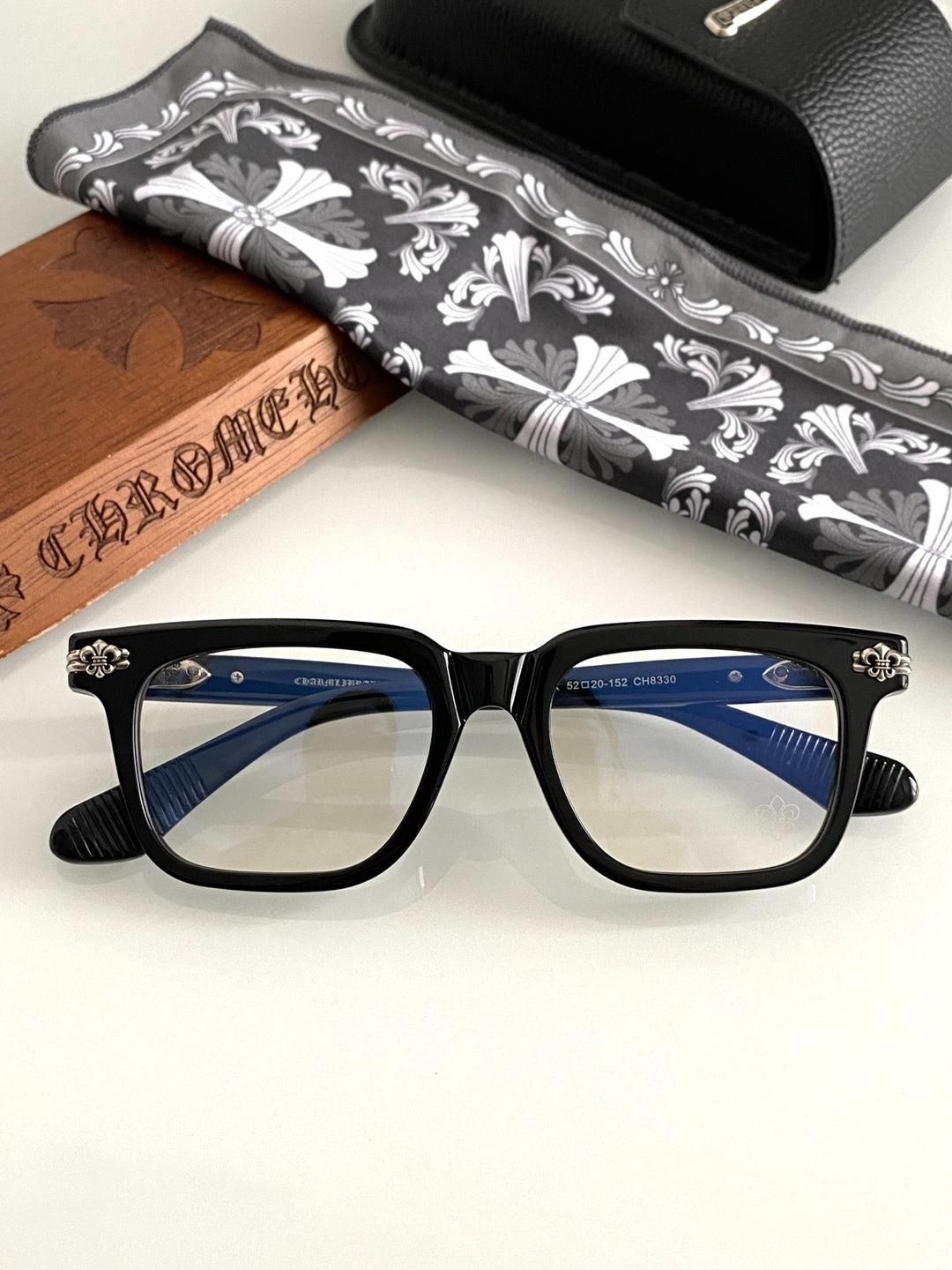 Chrome Hearts hand polished and manufactured glasses