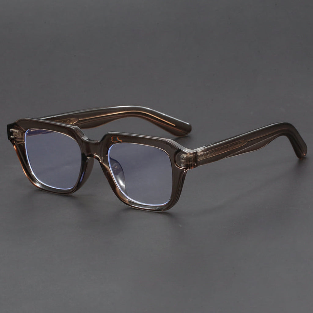 Thick Rectangular Eyeglass Frames for Wider Faces