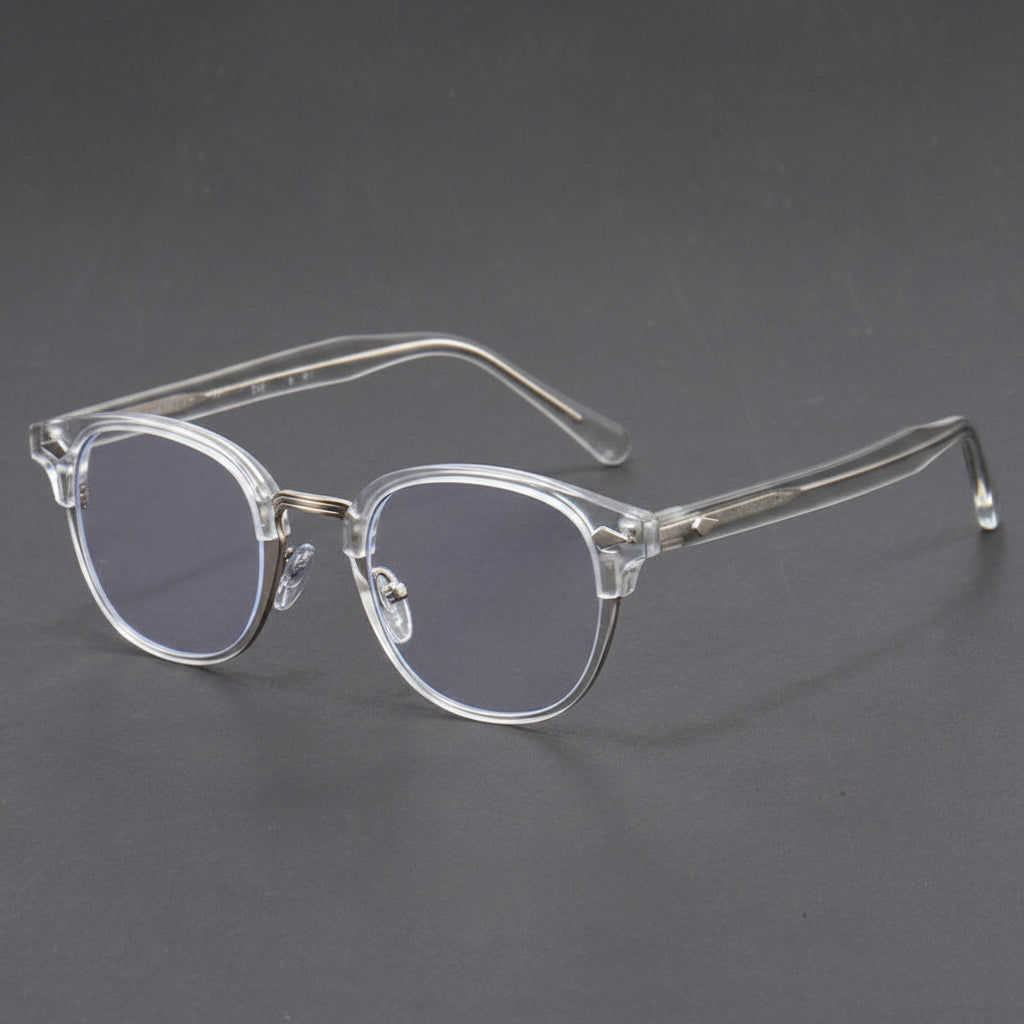Retro eyebrow-line frame glasses