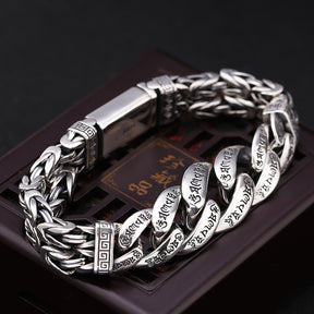 Six-word mantra domineering bracelet