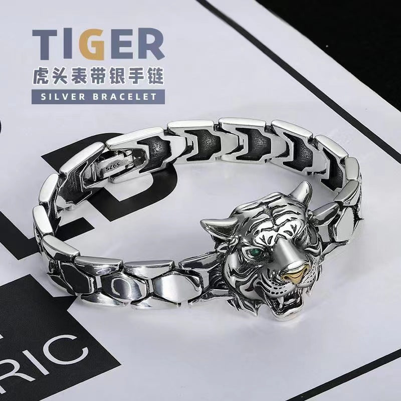 Tiger head domineering bracelet