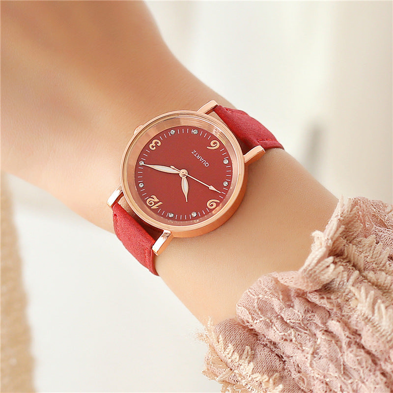 Luminous Watches for Women with Leather Straps and Casual Wear