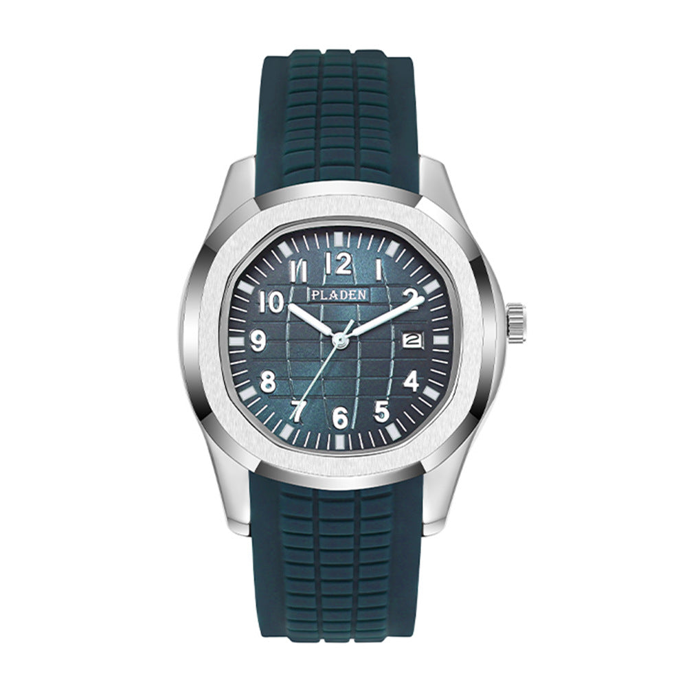Grenade Luminous Silicone Strap Quartz Watch