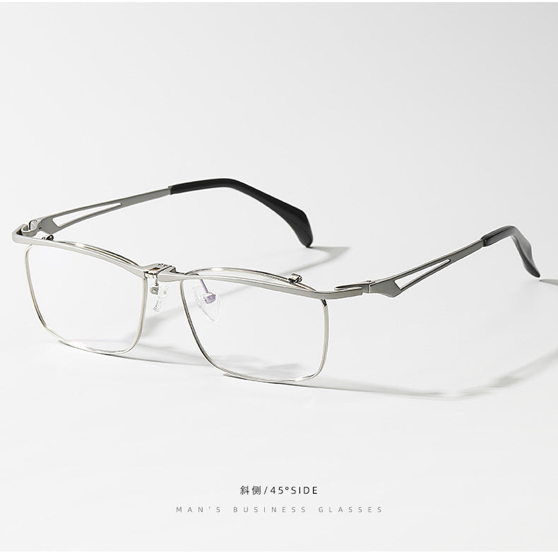 Flip-Up Business Full-Rim Eyeglasses Frame