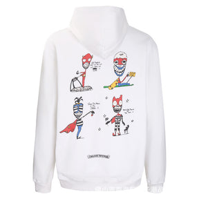 chrome hearts hoodie cardigan pure cotton