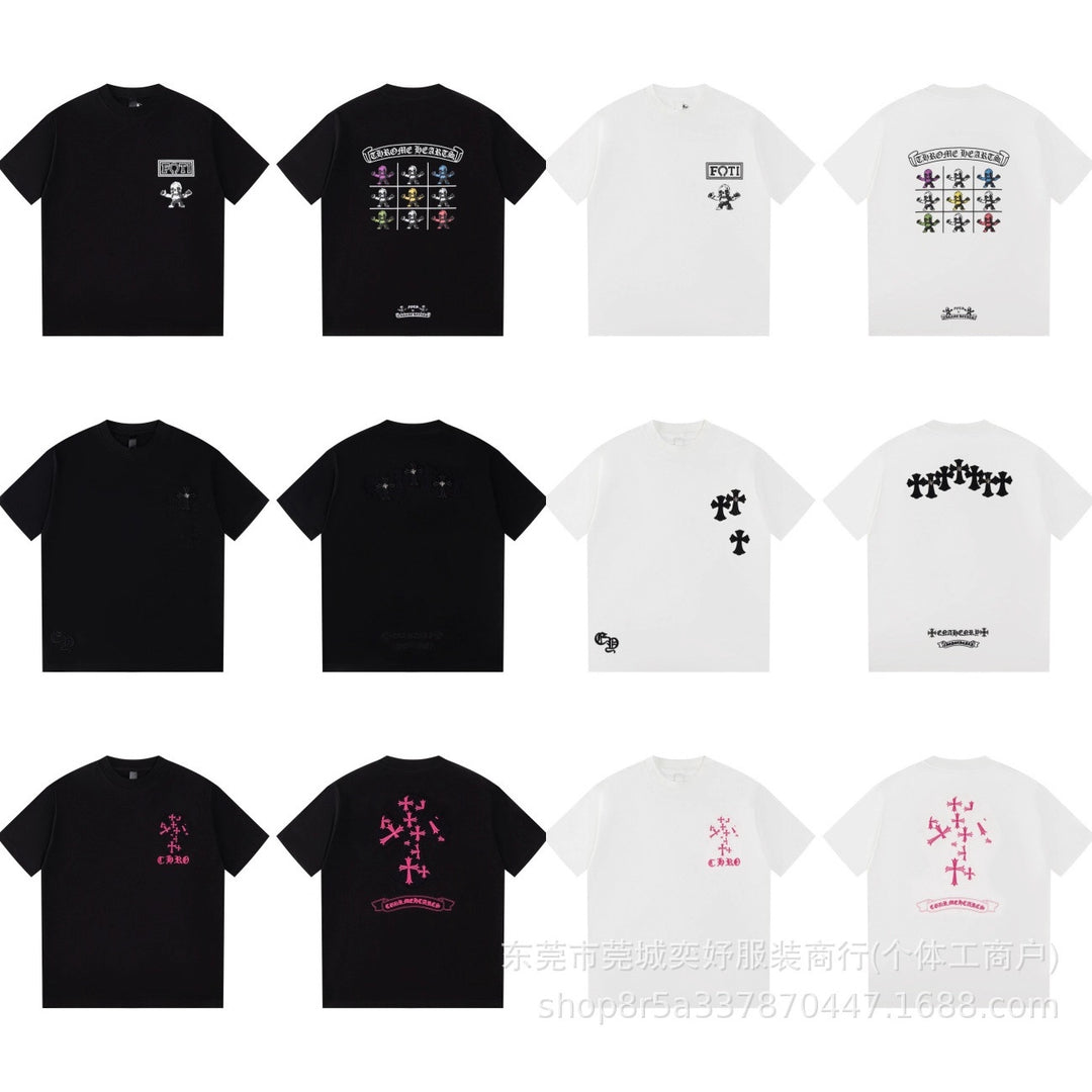 Chrome Hearts Sanskrit Print Short-Sleeve T-Shirt