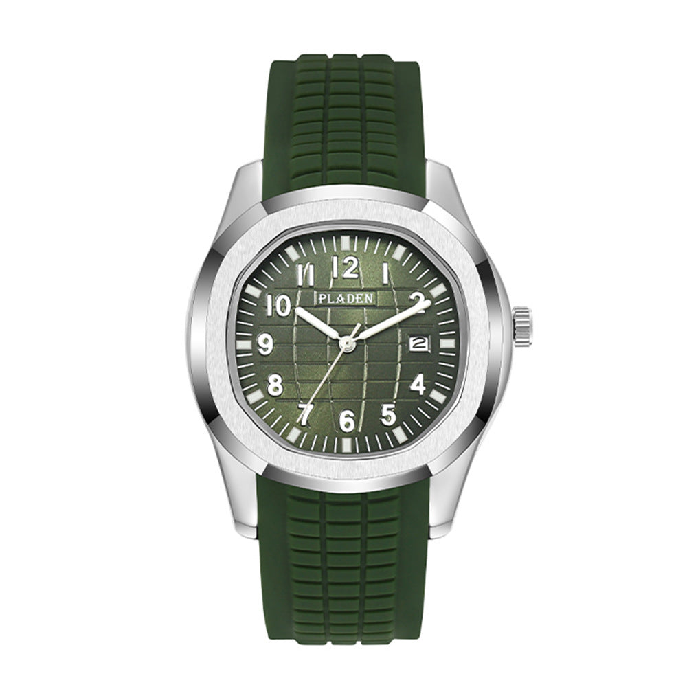 Grenade Luminous Silicone Strap Quartz Watch
