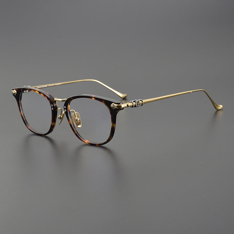 Chrome Hearts cross ultralight thin temple glasses