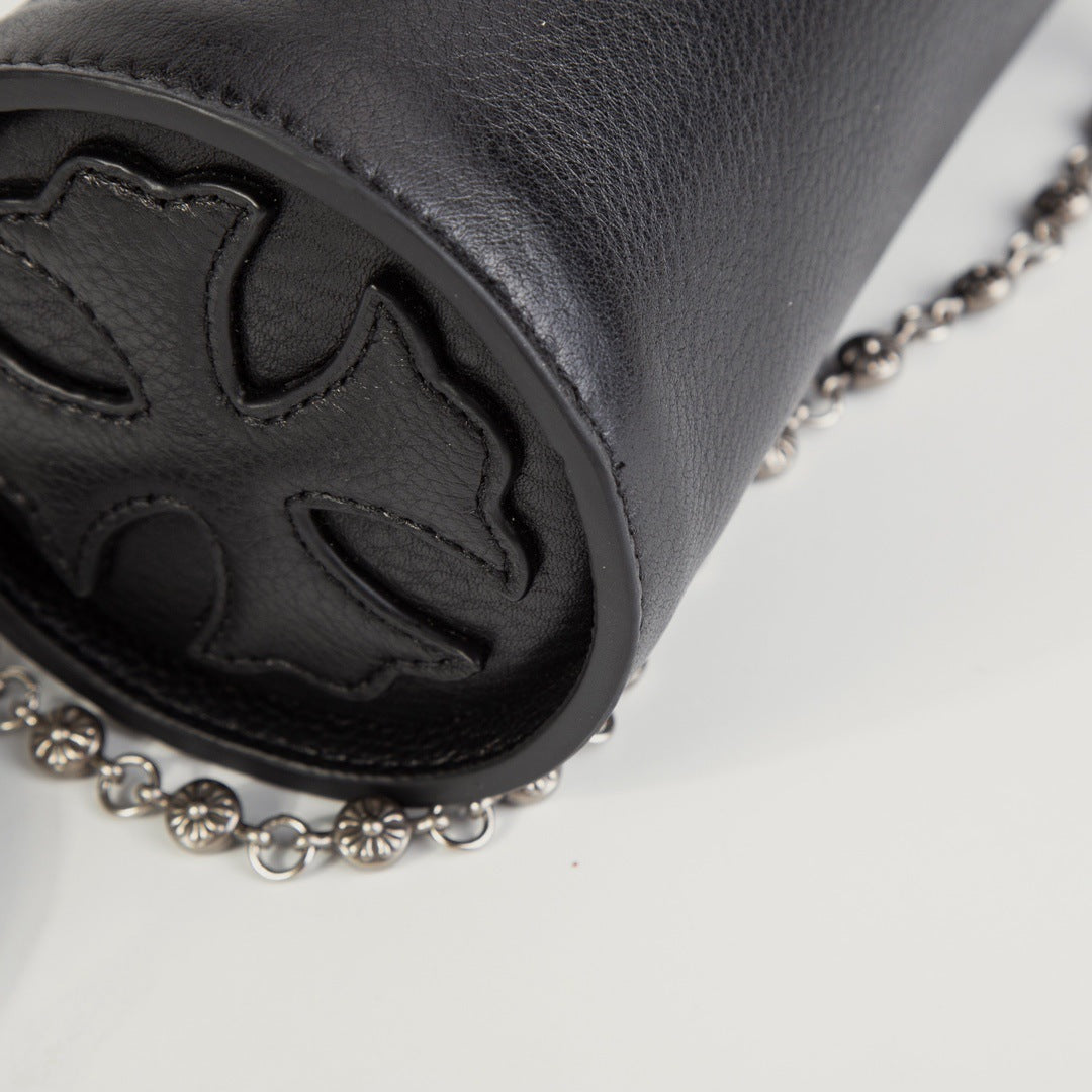Chrome Hearts cross pencil mini cylindrical handbag