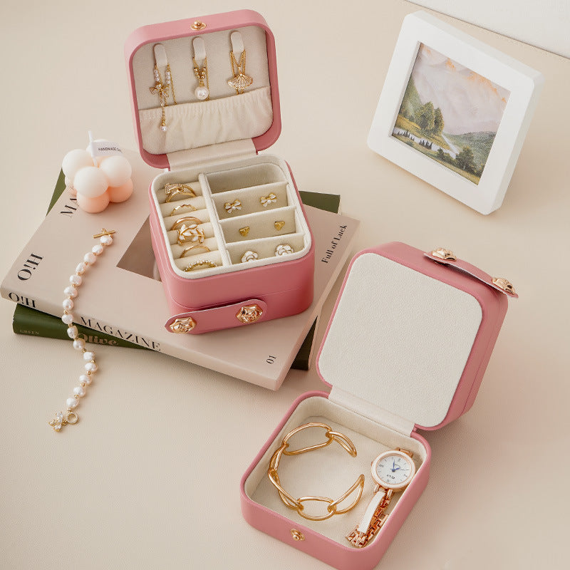 Three-layer magic cube jewelry box