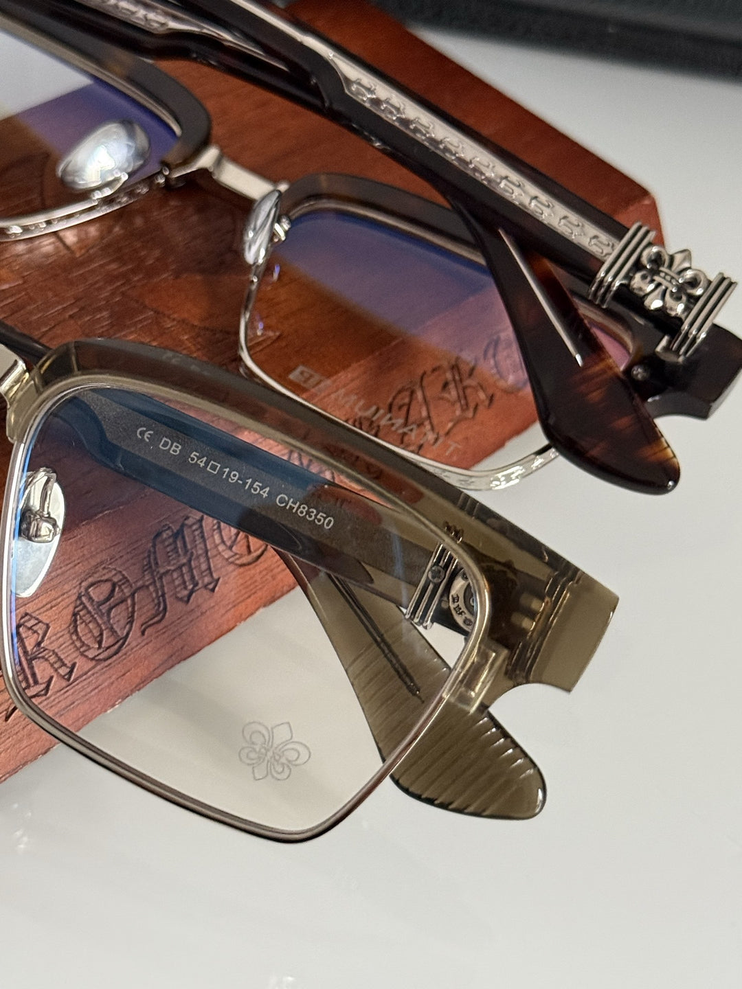 Chrome Hearts Heavy Industries Business Titanium Frame Eyeglasses