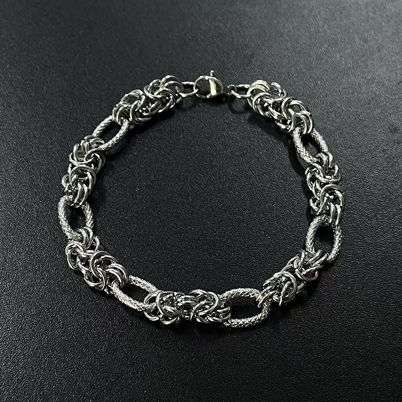 Punk Chainmail Dragon Scale Bracelet