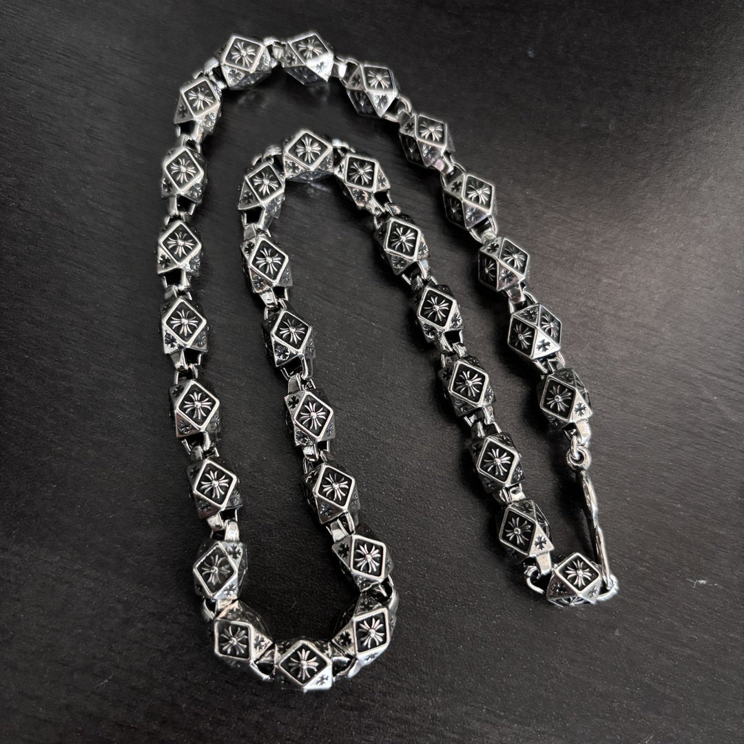 Chrome Hearts Cross Hook Necklace