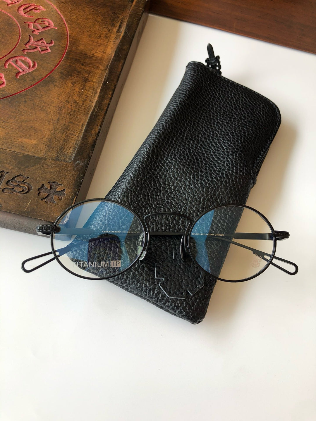 Chrome Hearts Dark Aesthetic Metal Optical Glasses