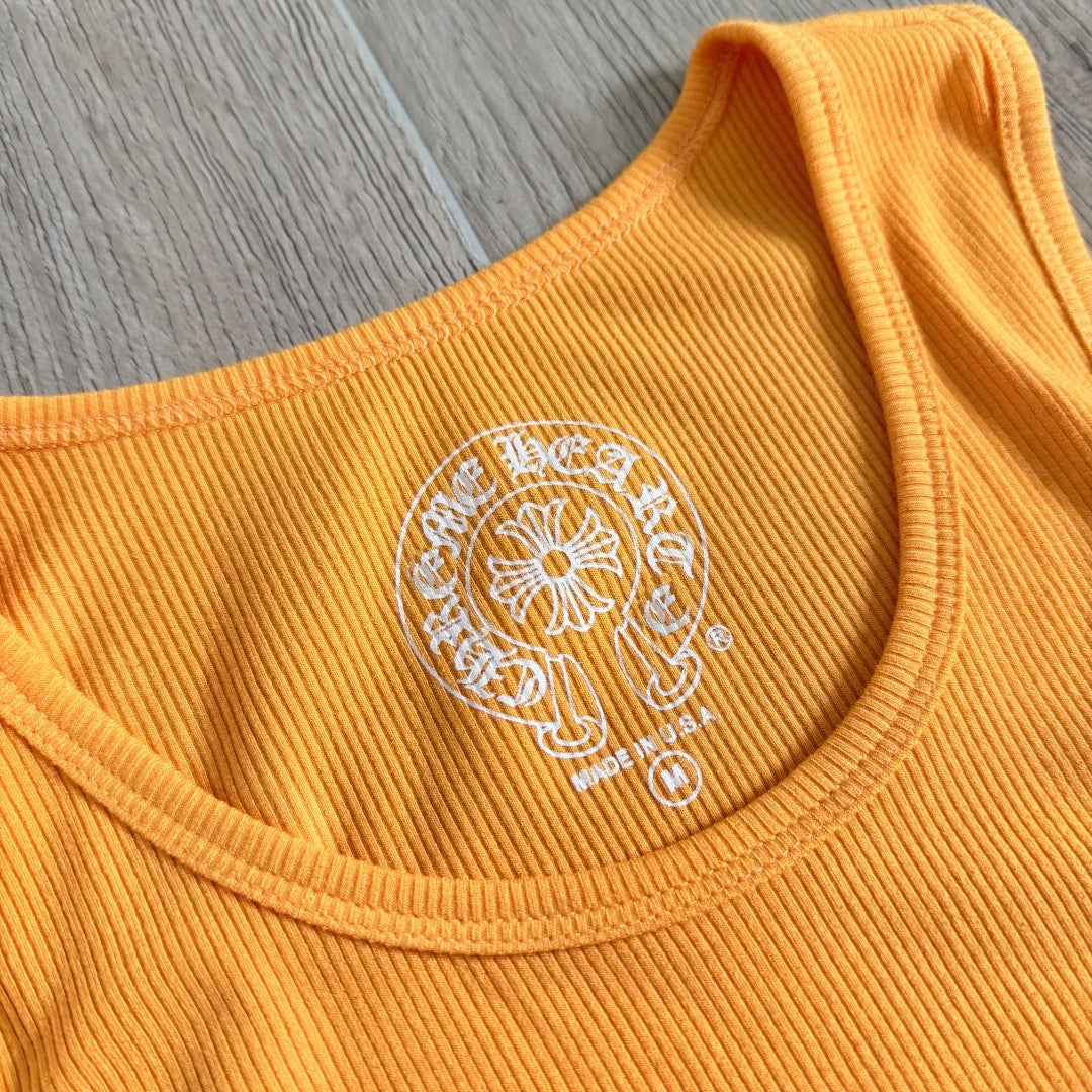 Chrome Hearts Yellow T-Style Printed Vest