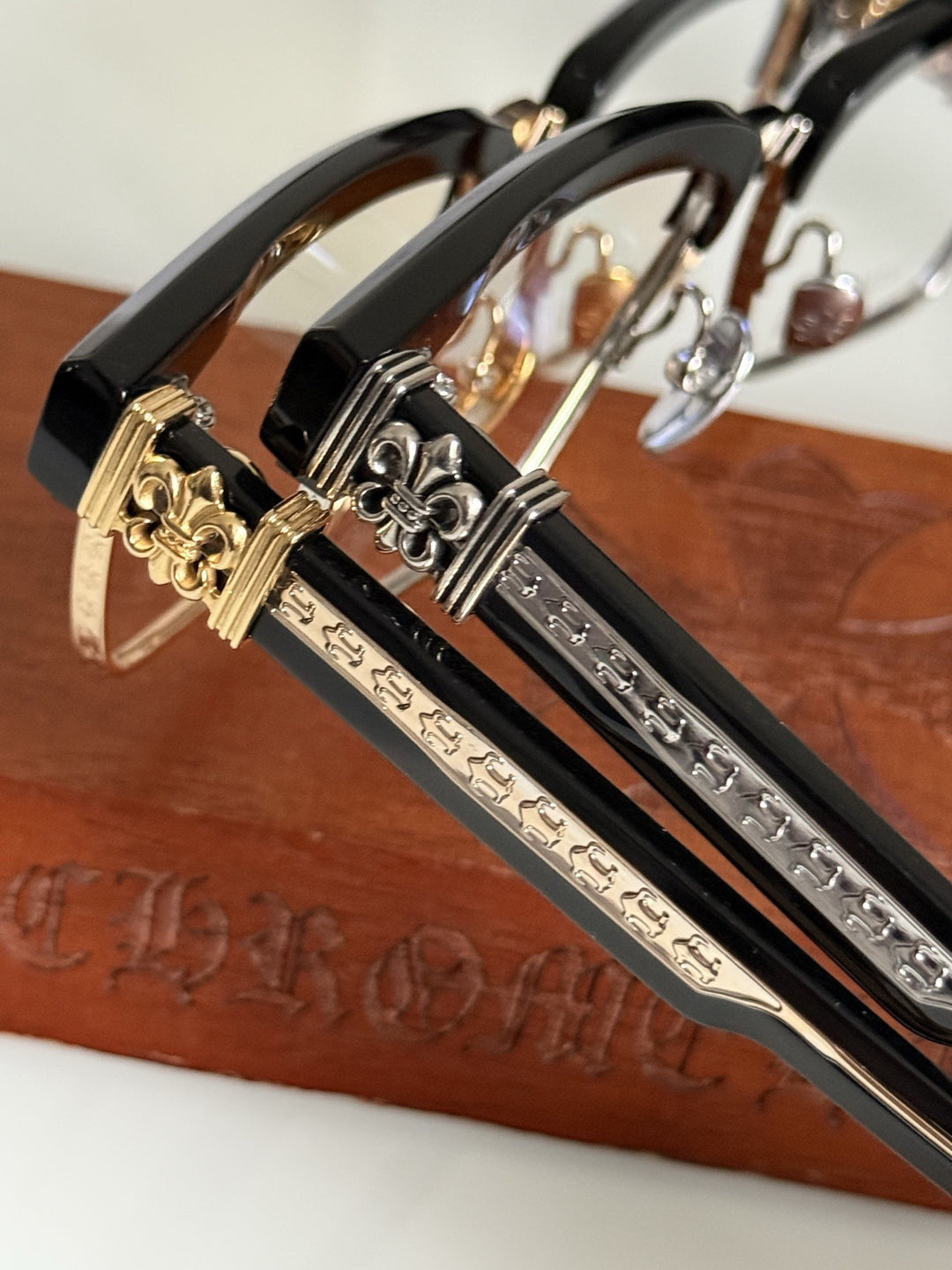 Chrome Hearts Heavy Industries Business Titanium Frame Eyeglasses