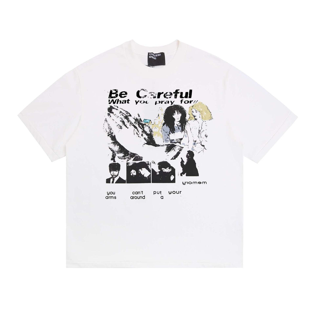 ERD Melancholy Rich Second Generation Print Short-Sleeve T-Shirt
