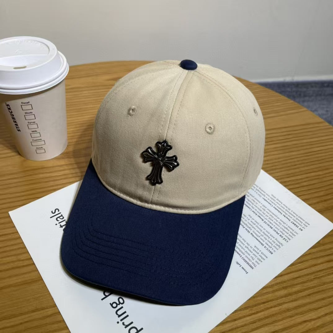Chrome Hearts Ripped Denim Baseball Cap