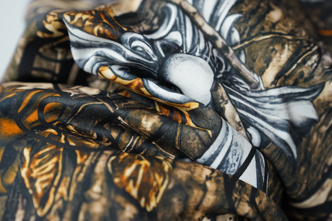 Chrome Hearts Bark Texture Print Short-Sleeve T-Shirt