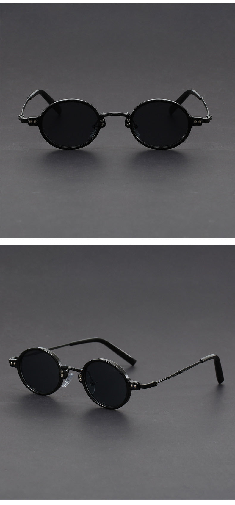 Japanese-style craftsmanship small round sunglasses