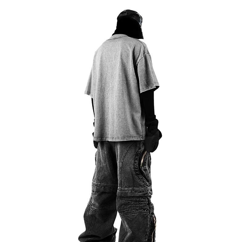 Printed Pure Cotton Short-Sleeve T-Shirt