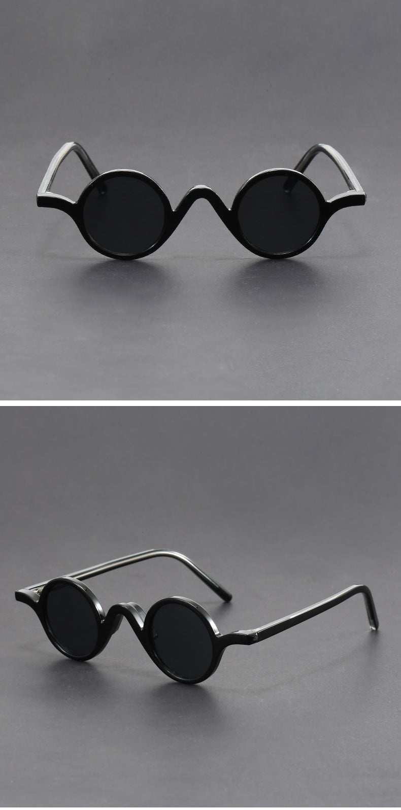 Punk Retro Small Round Sunglasses