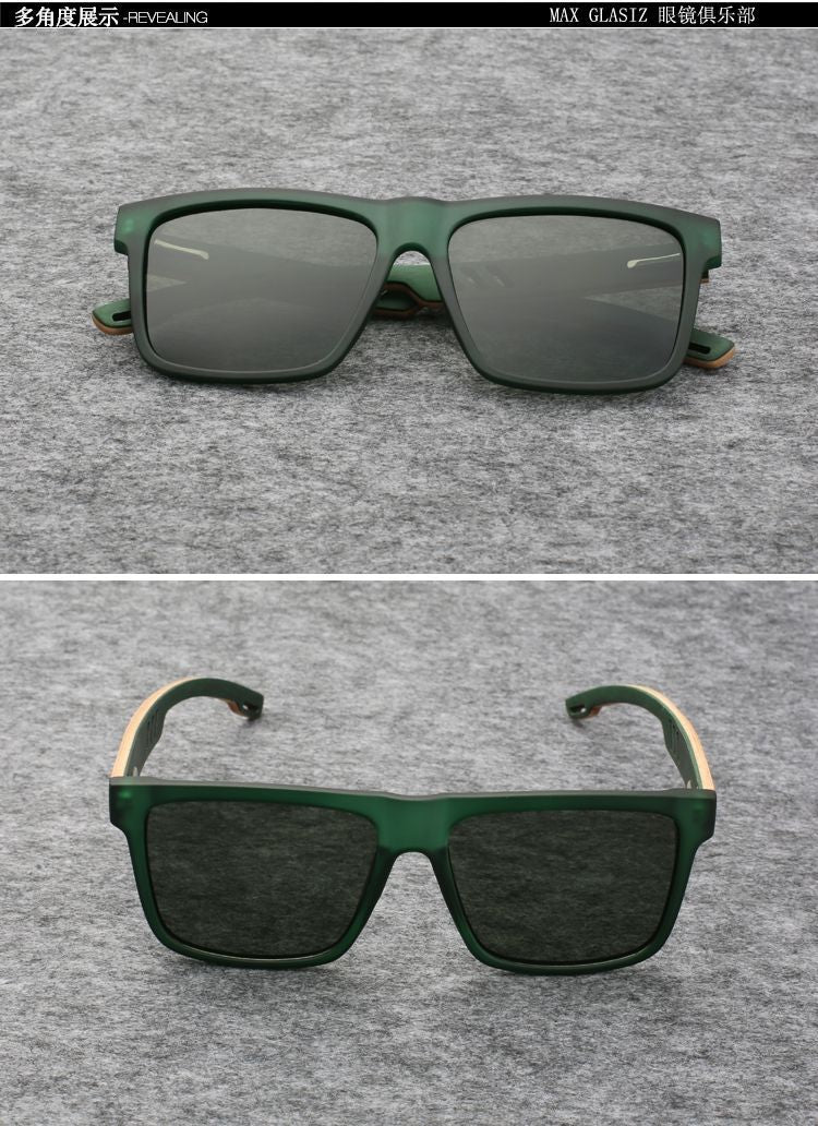 Retro Imitation Bamboo Sunglasses