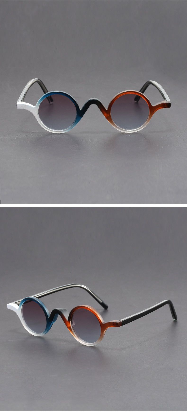 Punk Retro Small Round Sunglasses