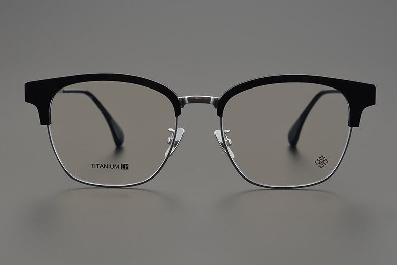Retro Ultra-Light Semi-Rimless Glasses