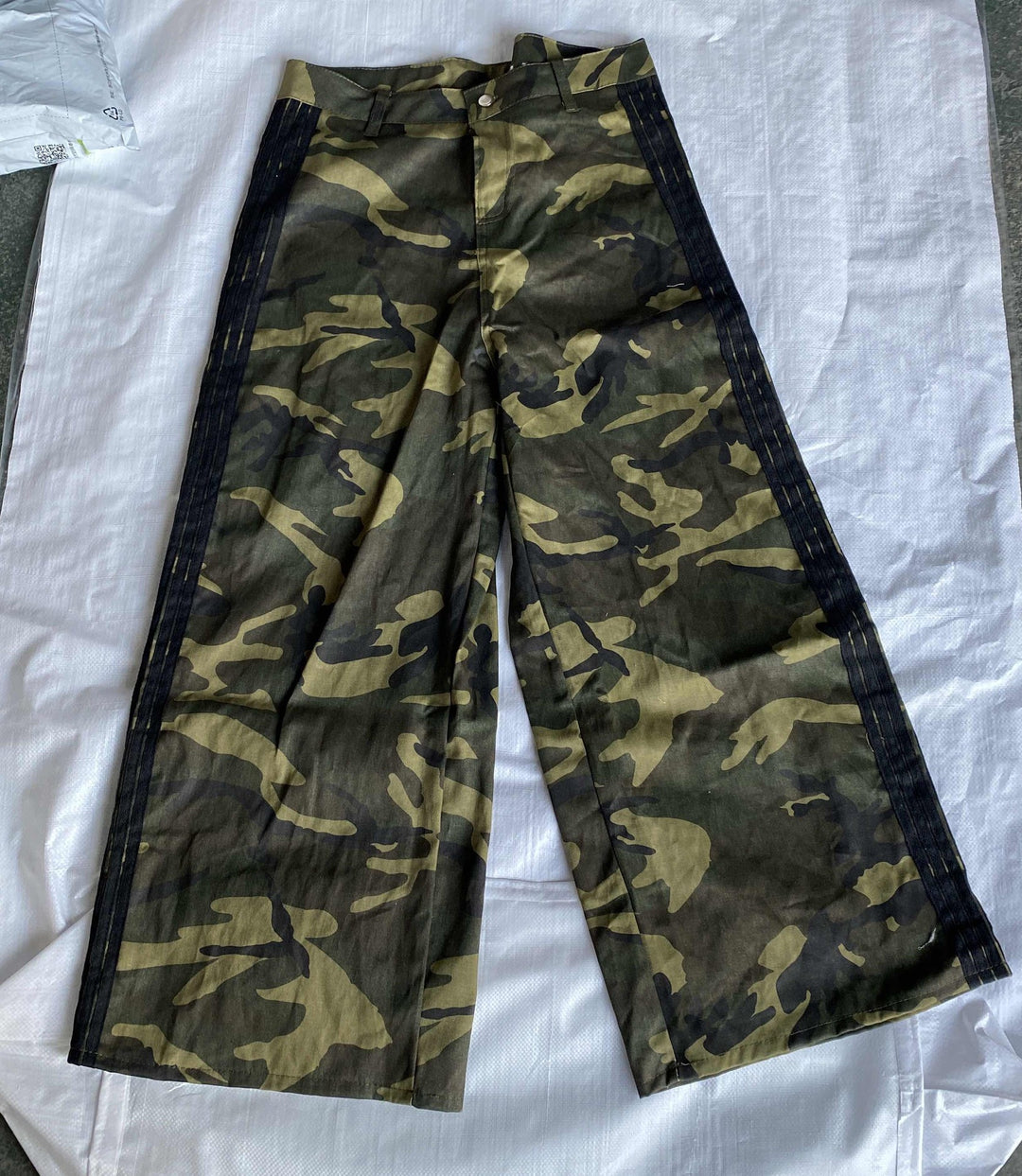 Striped jeans, Y2K casual wide-leg straight-leg jeans