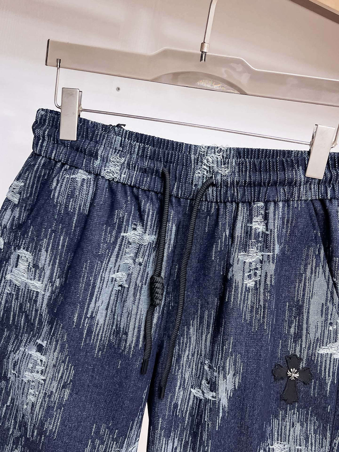 Chrome Hearts horseshoe cross breathable casual shorts