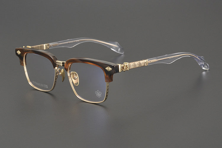 Chrome Hearts Hand-Carved Business Eyeglasses