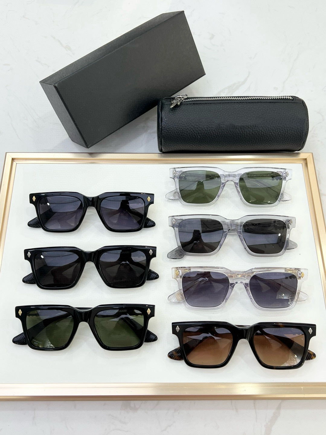 Chrome Hearts Hall square sunglasses