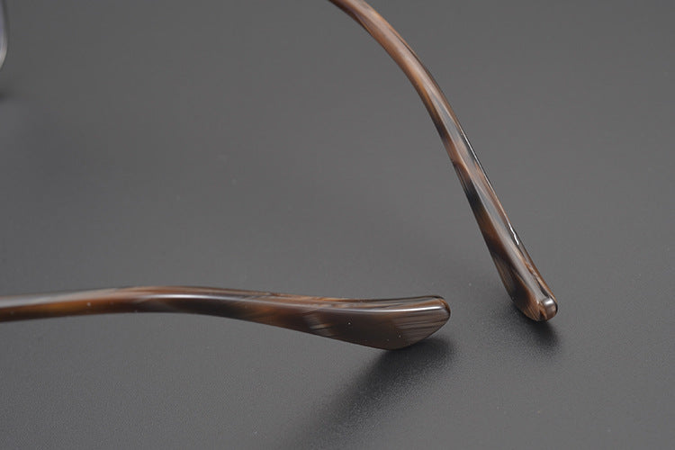 Chrome Hearts Handmade Cross-Shaped Square Eyeglass Frame