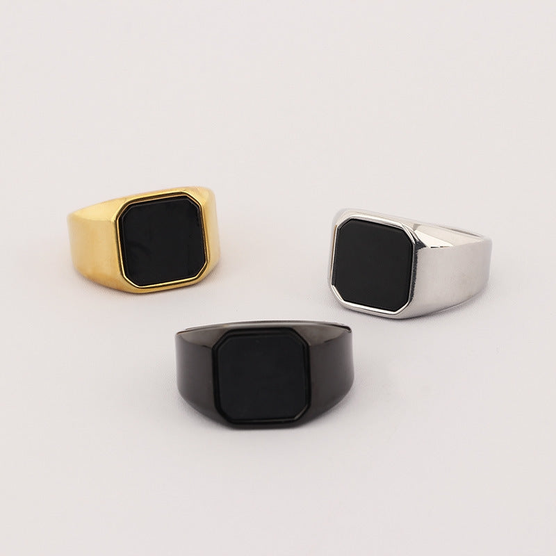 Bold and retro amber stone jewelry