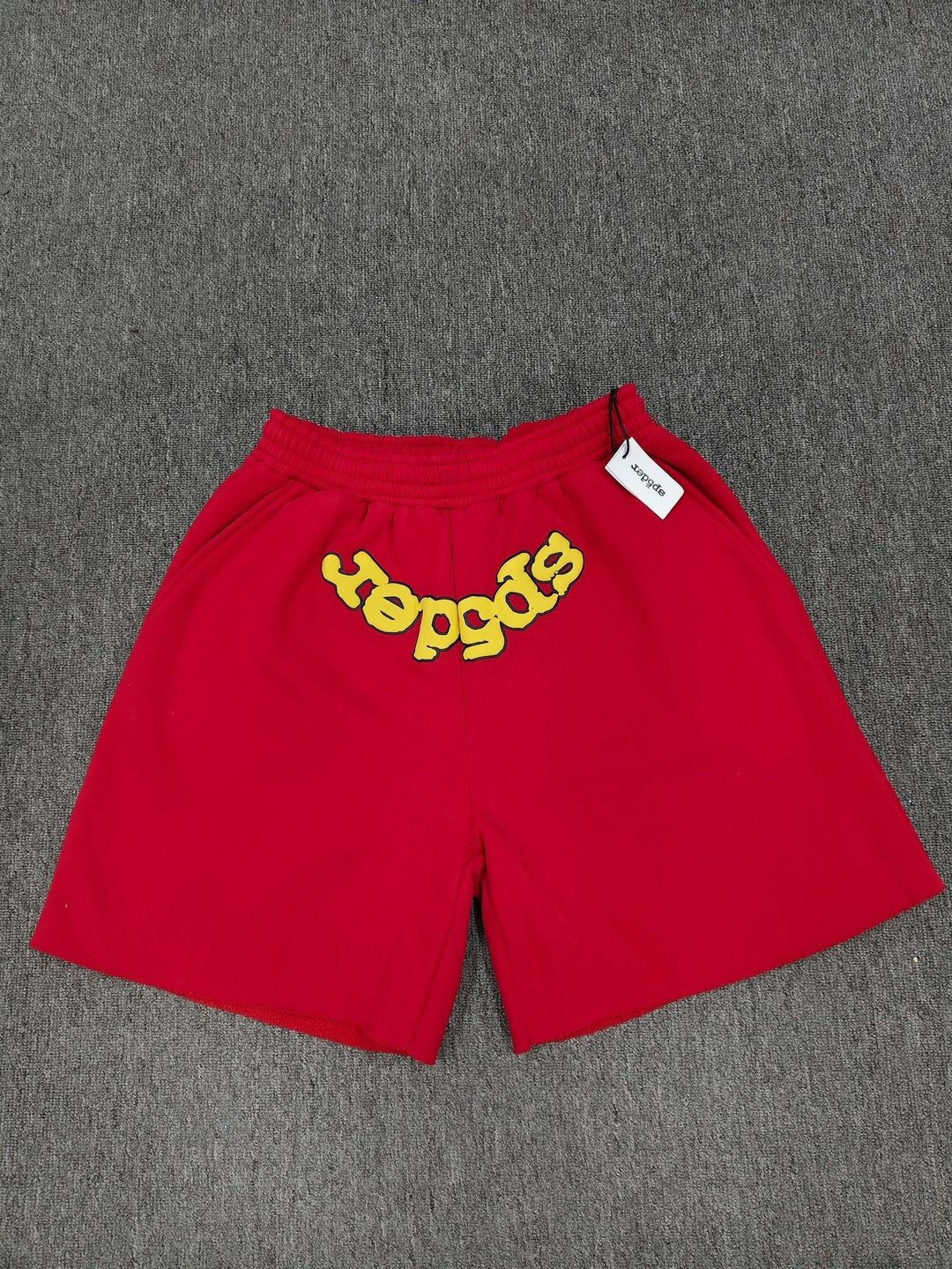 Sp5der retro drawstring basketball shorts