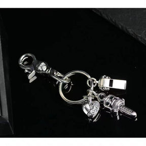 Chrome hearts cross dagger holy key ring waist hanging