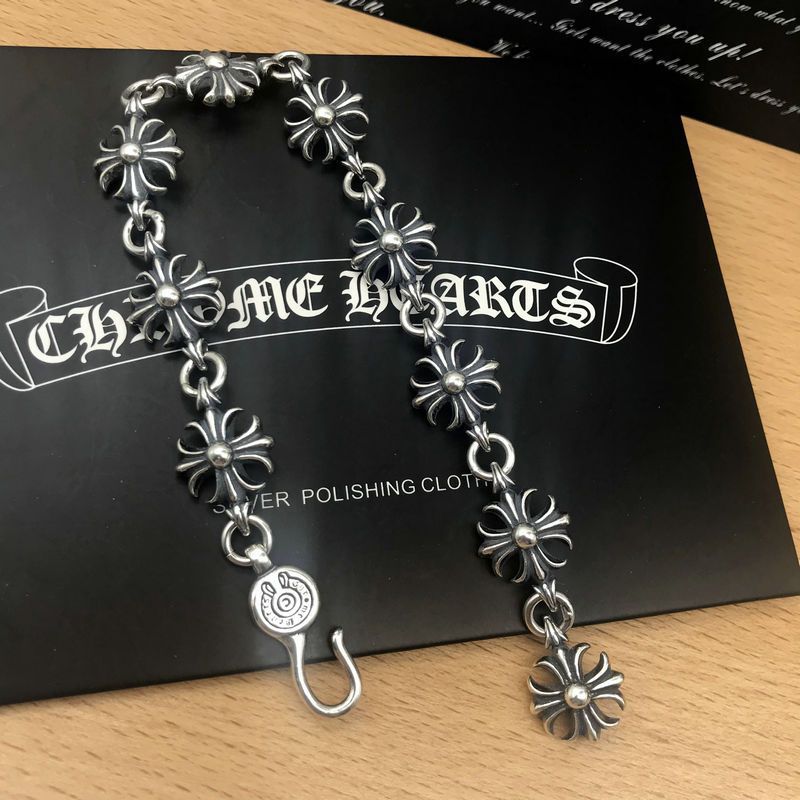 Chrome hearts bracelet punk hip hop brand rough