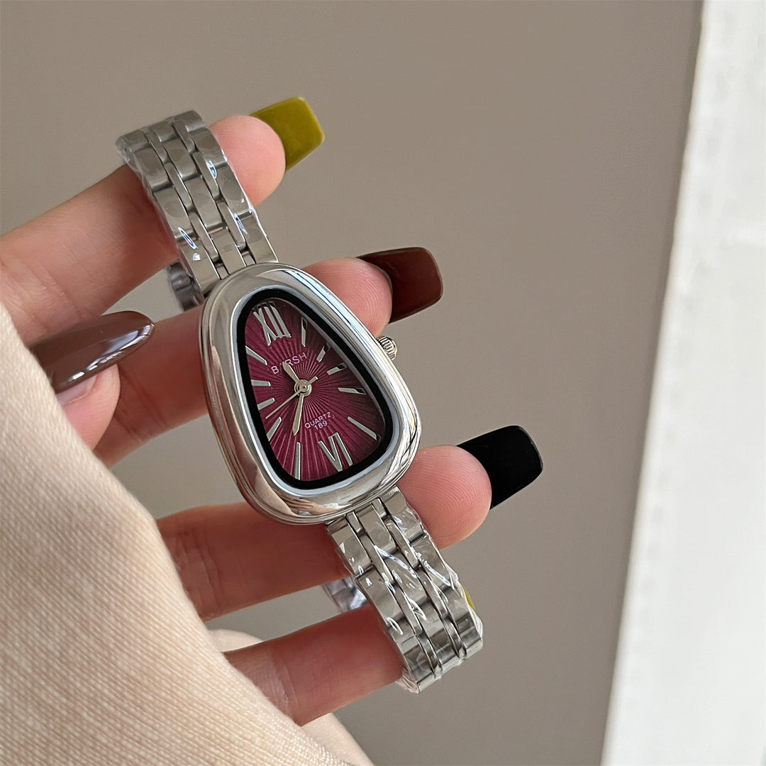 Snake-Head Steel-Band Quartz Watch