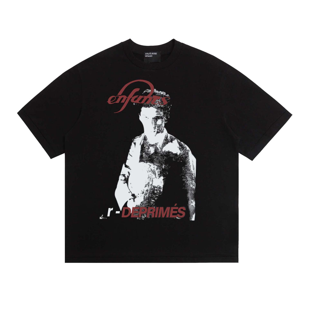 ERD Melancholy Rich Second Generation Print Short-Sleeve T-Shirt