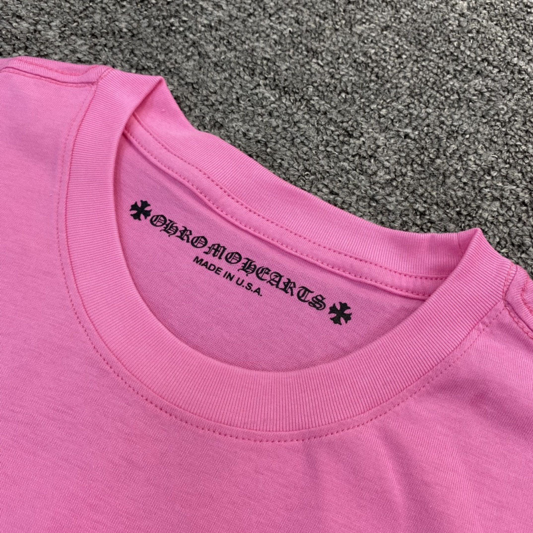 Chrome Hearts dopamine letter print short-sleeved T-shirt