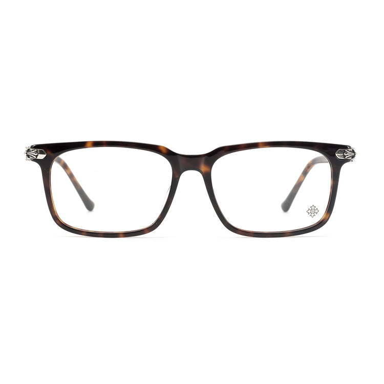 Chrome Hearts square frame thick rim glasses for big faces
