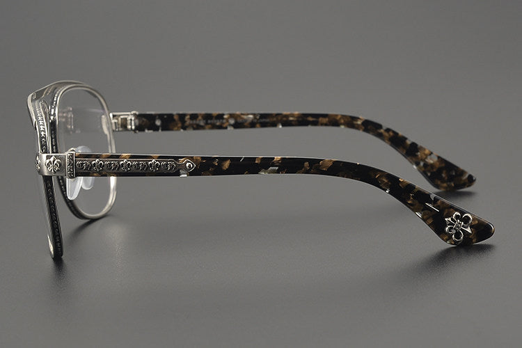 Chrome Hearts Hand-Engraved Aviator Glasses